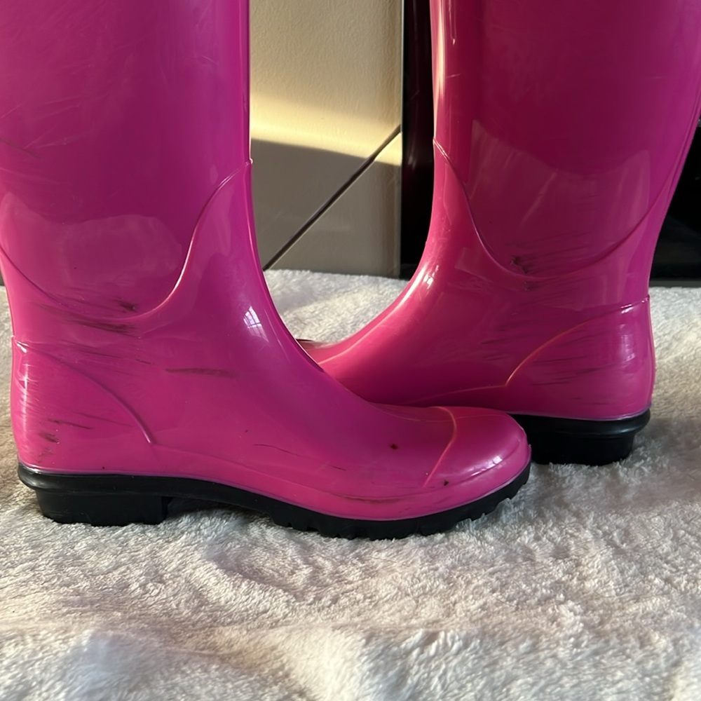 Ugg Rain boots sz 8 - Hot pink - Picture 4 of 7